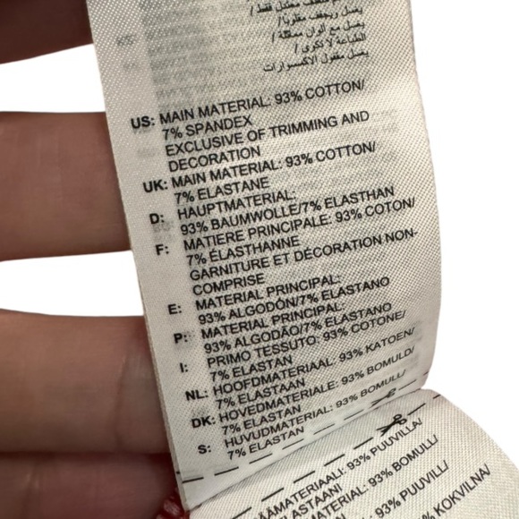 ADIDAS | x Thebe Magugu NEW! 3-Stripes Long Sleeve Bodysuit in Red, Size XS - Picture 12 of 14